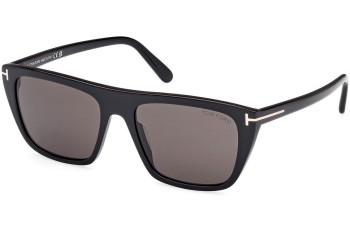 Okulary przeciwsłoneczne Tom Ford Aslan FT1175 01A Kwadratowe Czarne