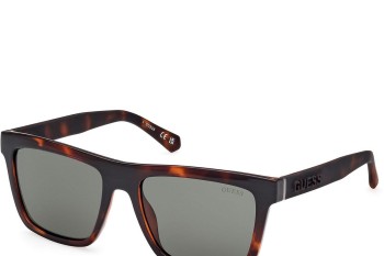 Okulary przeciwsłoneczne Guess GU00166 52N Kwadratowe Havana