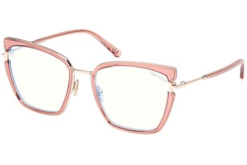 Okulary korekcyjne Tom Ford FT5984-B 072 Kocie oczy Różowe