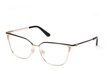 Okulary korekcyjne Guess GU50148 028 Prostokątne Złote