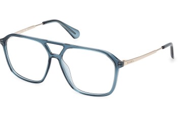 Okulary korekcyjne Max&Co. MO5172 084 Pilotki (Aviator) Niebieskie