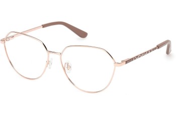 Okulary korekcyjne Guess GU50169 028 Okrągłe Złote