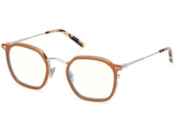 Okulary korekcyjne Tom Ford FT5974-B 041 Okrągłe Pomarańczowe