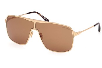 Okulary przeciwsłoneczne Tom Ford Zappa FT1173 30E Kwadratowe Złote