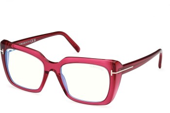 Okulary korekcyjne Tom Ford FT5992-B 075 Kocie oczy Czerwone