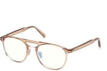 Okulary korekcyjne Tom Ford FT5982-B 045 Pilotki (Aviator) Brązowe