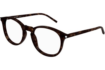 Okulary korekcyjne Saint Laurent SL106 018 Okrągłe Havana