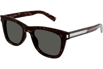 Okulary przeciwsłoneczne Saint Laurent SL712 002 Kwadratowe Havana