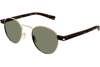 Okulary przeciwsłoneczne Saint Laurent SL707 002 Okrągłe Złote