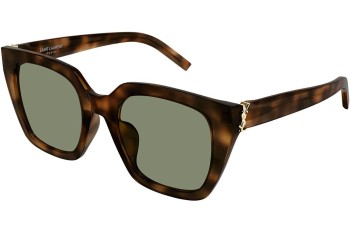 Okulary przeciwsłoneczne Saint Laurent SLM143 003 Kwadratowe Havana