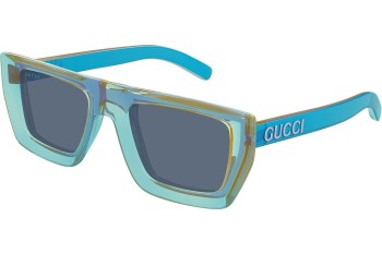 Okulary przeciwsłoneczne Gucci GG1723S 003 Kwadratowe Niebieskie