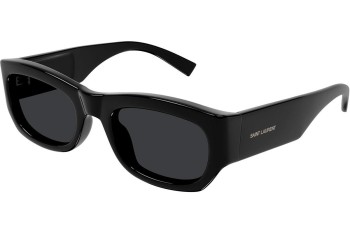 Okulary przeciwsłoneczne Saint Laurent SL713 001 Kwadratowe Czarne