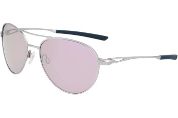 Okulary przeciwsłoneczne Nike EV24042 902 Pilotki (Aviator) Srebrne