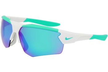 Okulary przeciwsłoneczne Nike EV24036 907 Prostokątne Białe