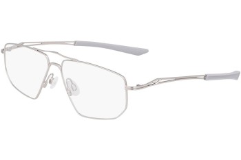 Okulary korekcyjne Nike 8215 045 Pilotki (Aviator) Srebrne