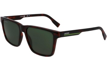 Okulary przeciwsłoneczne Lacoste L6039S 214 Kwadratowe Havana