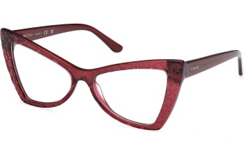 Okulary korekcyjne Guess GU50178 071 Kocie oczy Czerwone