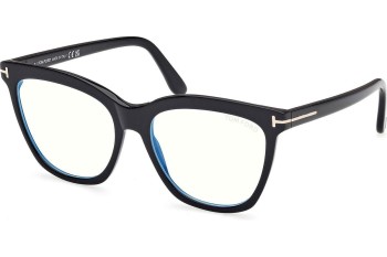 Okulary korekcyjne Tom Ford FT6042-B 001 Kocie oczy Czarne