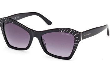 Okulary przeciwsłoneczne Marciano GM00020 01B Kocie oczy Czarne