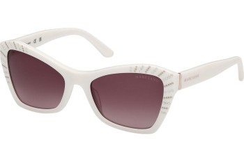 Okulary przeciwsłoneczne Marciano GM00020 21F Kocie oczy Białe