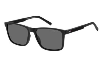 Okulary przeciwsłoneczne Tommy Hilfiger TH2201/S 807/M9 Polarized Kwadratowe Czarne