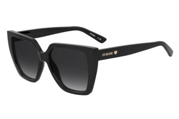 Okulary przeciwsłoneczne Love Moschino MOL088/S 807/9O Kocie oczy Czarne