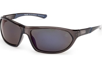 Okulary przeciwsłoneczne Timberland TB00035 05D Polarized Prostokątne Szare