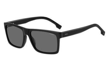 Okulary przeciwsłoneczne BOSS BOSS1760/G/S 807/M9 Polarized Kwadratowe Czarne