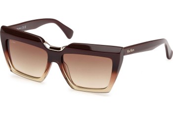 Okulary przeciwsłoneczne Max Mara Spark-7 MM0137 50F Kocie oczy Brązowe