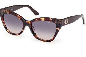 Okulary przeciwsłoneczne Guess GU00204 52B Kocie oczy Havana