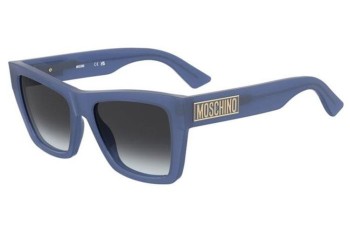 Okulary przeciwsłoneczne Moschino MOS181/S PJP/9O Kocie oczy Niebieskie