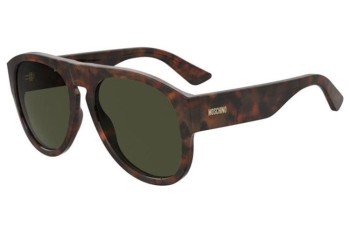 Okulary przeciwsłoneczne Moschino MOS176/S 086/QT Pilotki (Aviator) Havana