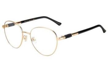 Okulary korekcyjne Jimmy Choo JC296/G RHL Okrągłe Złote