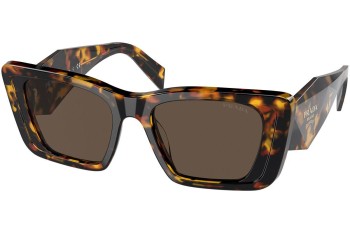 Okulary przeciwsłoneczne Prada PR08YS 01V8C1 Kocie oczy Havana