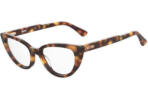 Okulary korekcyjne Moschino MOS605 05L Kocie oczy Havana