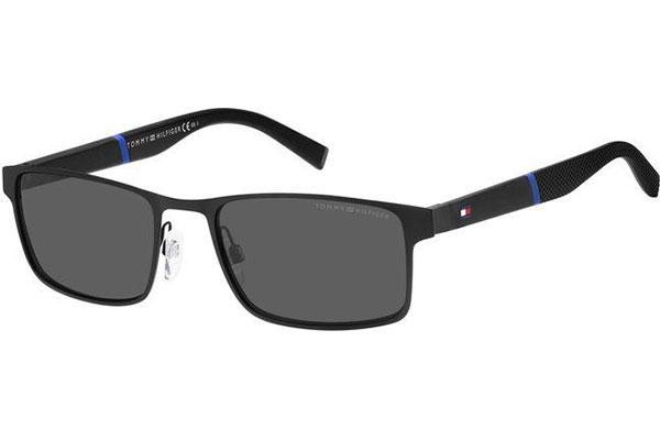 Okulary przeciwsłoneczne Tommy Hilfiger TH1904/S 003/IR Prostokątne Czarne