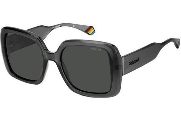 Okulary przeciwsłoneczne Polaroid PLD6168/S KB7/M9 Polarized Kwadratowe Szare