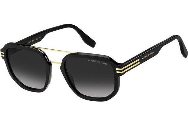 Okulary przeciwsłoneczne Marc Jacobs MARC588/S 807/9O Kwadratowe Czarne