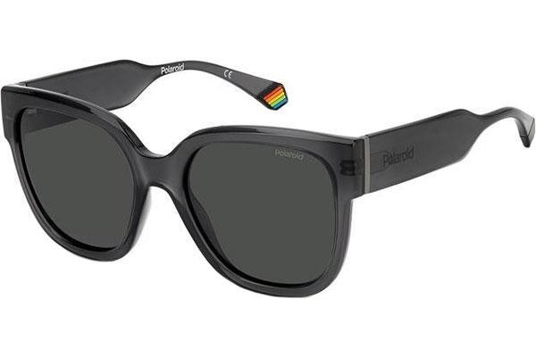 Okulary przeciwsłoneczne Polaroid PLD6167/S KB7/M9 Polarized Kwadratowe Szare