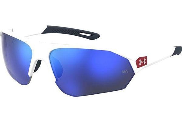 Okulary przeciwsłoneczne Under Armour UA0001/G/S 6HT/W1 Prostokątne Białe