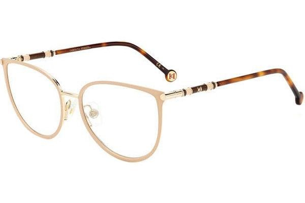 Okulary korekcyjne Carolina Herrera CH0032 BKU Pilotki (Aviator) Złote