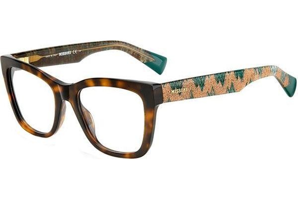 Okulary korekcyjne Missoni MIS0081 086 Kwadratowe Havana