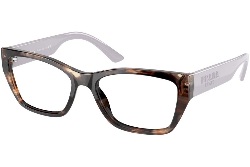 Okulary korekcyjne Prada PR11YV 07R1O1 Prostokątne Havana