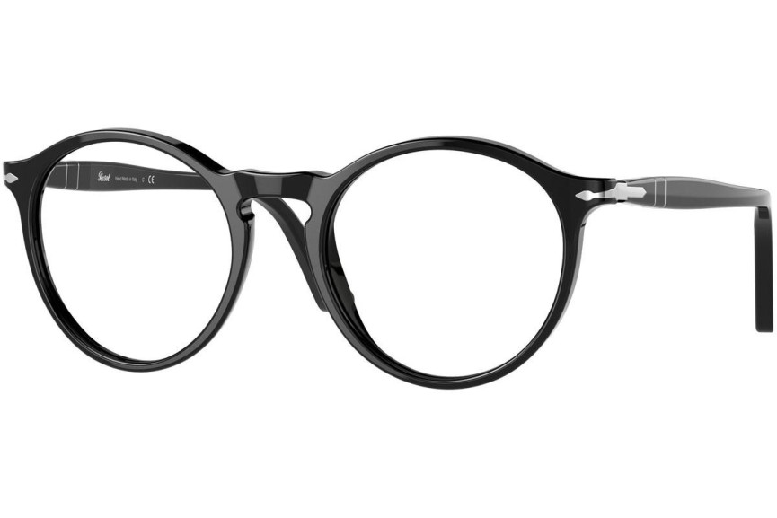 Okulary korekcyjne Persol PO3285V 95 Okrągłe Czarne