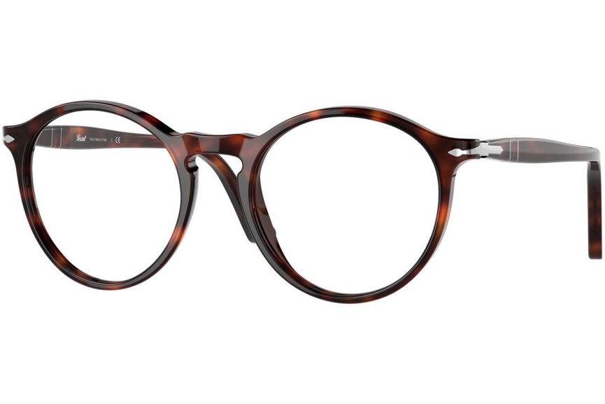 Okulary korekcyjne Persol PO3285V 24 Okrągłe Havana