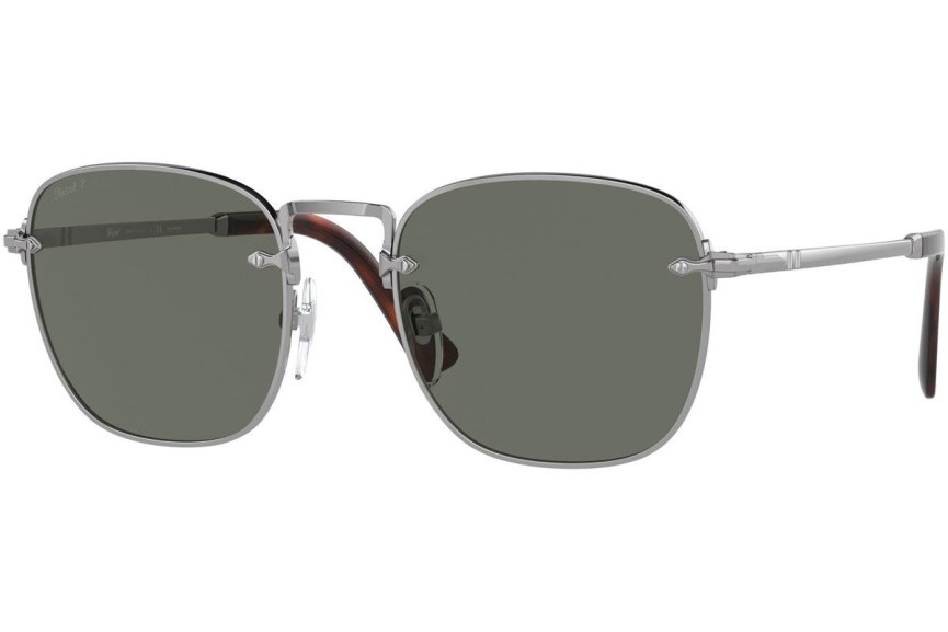 Okulary przeciwsłoneczne Persol PO2490S 513/58 Polarized Kwadratowe Srebrne