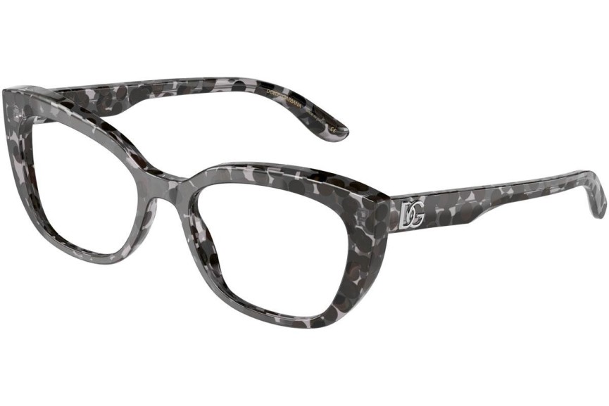 Okulary korekcyjne Dolce & Gabbana DG3355 3362 Kocie oczy Czarne