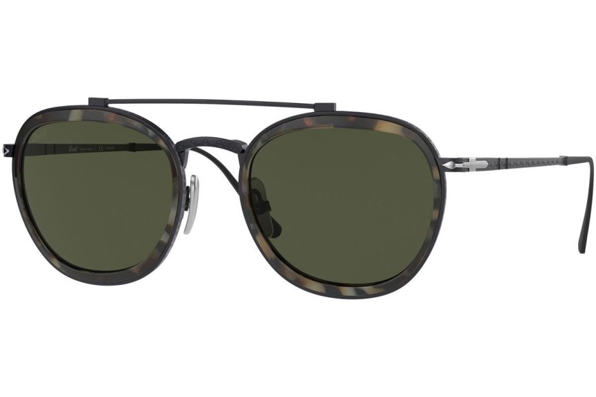 Okulary przeciwsłoneczne Persol PO5008ST 801531 Okrągłe Czarne