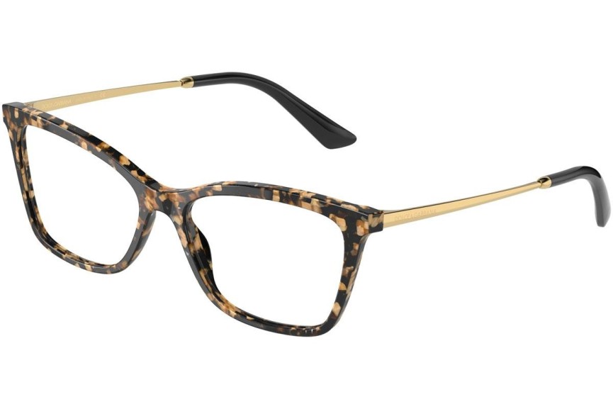 Okulary korekcyjne Dolce & Gabbana DG3347 911 Prostokątne Havana