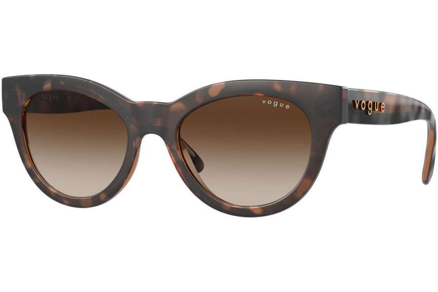 Okulary przeciwsłoneczne Vogue Eyewear VO5429S 238613 Kocie oczy Havana